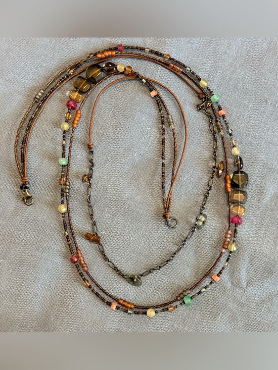 Silpada Jewelry - Silpada Colorful Mixed Stones Boho Necklace